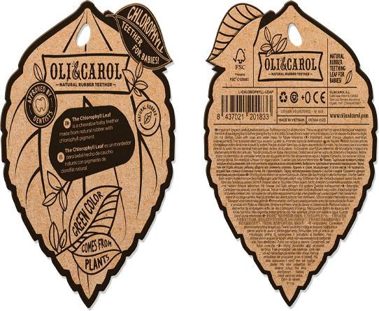 Actual product image Oli and Carol Chlorophyll Leaf