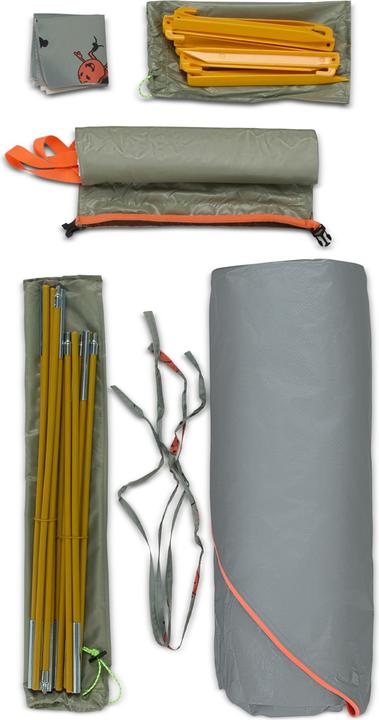 Produktbild Jack Wolfskin Smileyworld Shelter III (Strandzelt + Strandmuschel, 2.68 kg, 3 Personen)