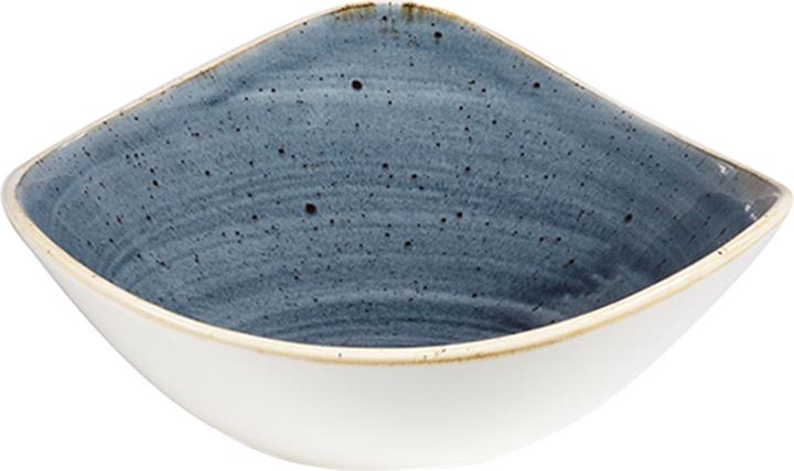 Actual product image Churchill Stonecast Blueberry triangle plate deep 23.5cm (1 x, 23.50 cm)