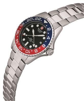 Produktbild Swiss Alpine Military MASTER DIVER GMT-Kollektion – Schweizer Quarzuhr (Swiss Made, 42 mm)