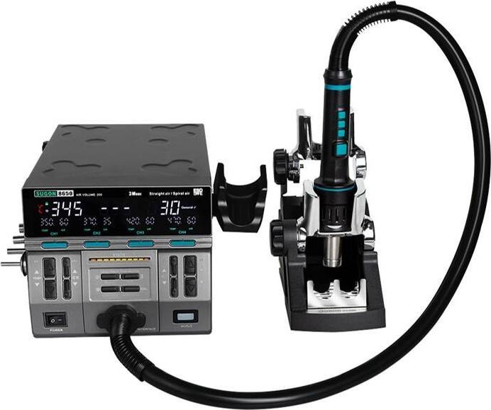 Actual product image Sugon 8650 Hot Air Soldering Station