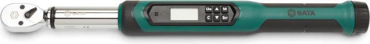 Image du produit SATA Clé dynamométrique électronique 3/8", avec fonction angulaire 13,5Nm - 135Nm (3/8", 13.50 Nm, 135 Nm)