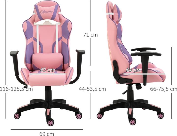 Actual product image Vinsetto Gaming chair
