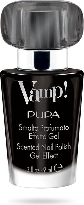 Pupa Milano Vamp! Scented Nail Polish rock black 305 (305, Colour paint)