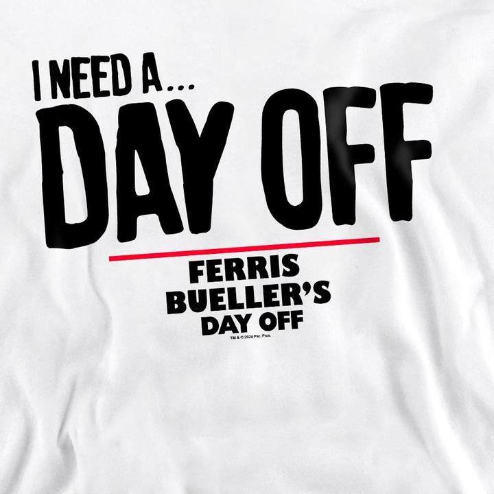 Produktbild Ferris Bueller´s Day Off Ferris Bueller's Day Off Ferris Bueller Needs A Day Off Sweatshirt (M)