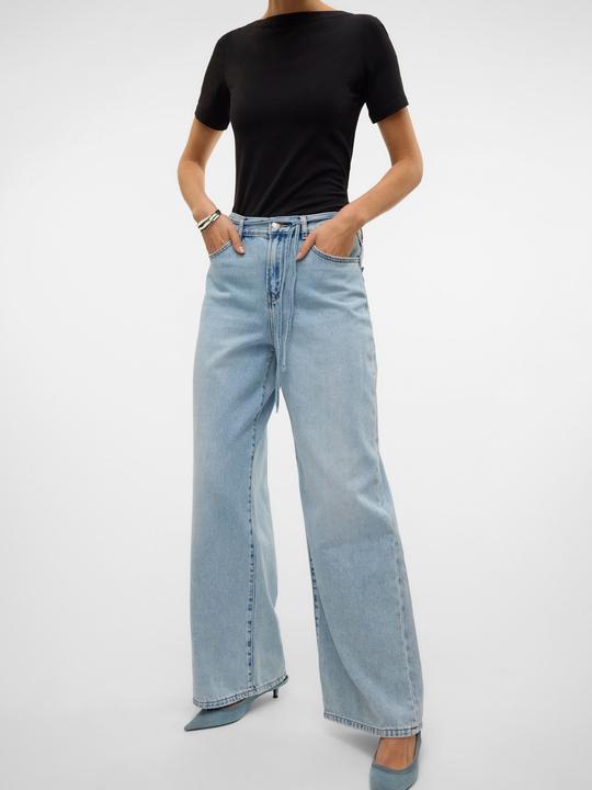 Produktbild Vero Moda VMWIEN Mid Rise Weiter Beinschnitt Jeans Weit geschnitten (W29/L30)