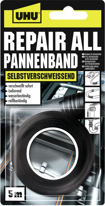 UHU Reparaturband Schwarz (L x B) (19 mm)