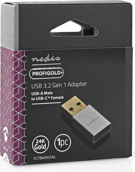Actual product image Nedis USB-A to USB-C Adapter (USB-A, USB Type C)