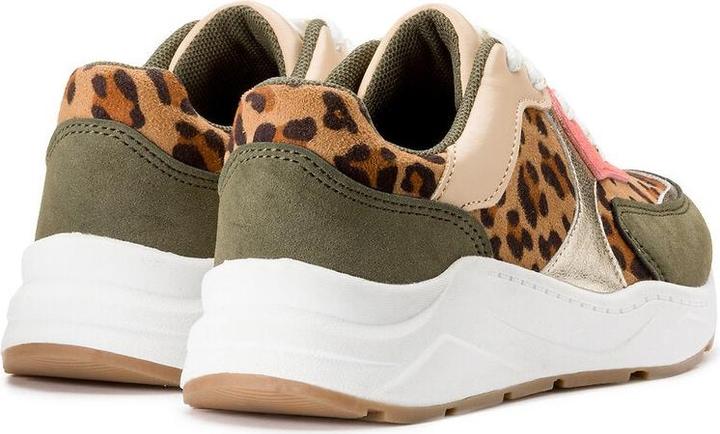 Produktbild La Redoute Collections Sneakers mit Schnürung und Leo-Print (38)