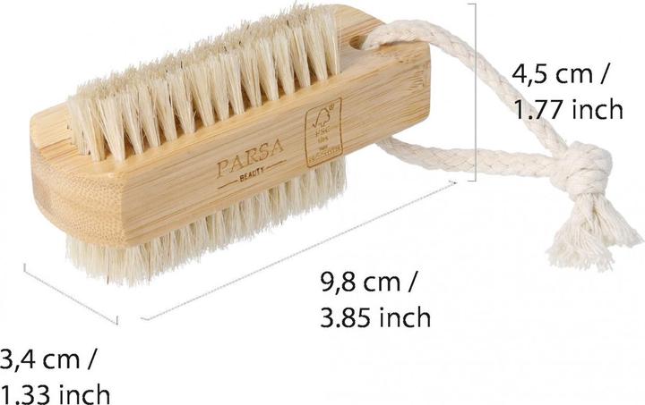 Produktbild Parsa Beauty Parsa Nagelbürste, beige Bambus FSC Holz