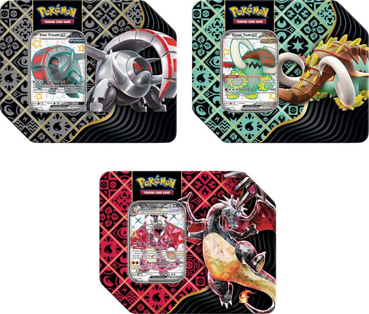 Actual product image Pokémon TCG SV4.5 Tin 5 Booster (English, Booster Pack)