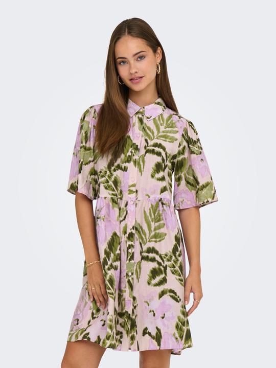 Actual product image JdY Normal geschnitten U-Ausschnitt Voluminöser Armschnitt Kurzes Kleid Kleid (S)