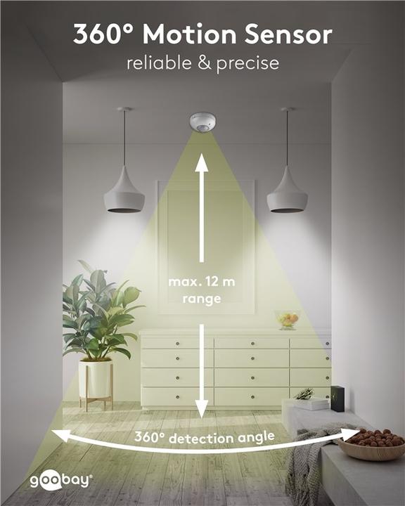 Produktbild Goobay PIR 360° bis 6m (6 m)