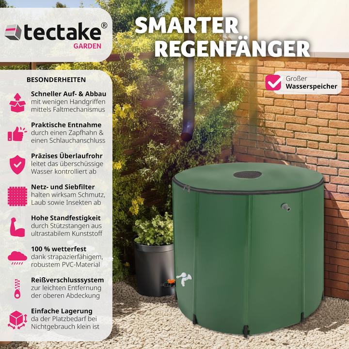 Actual product image tectake Rainwater tank (750 l)