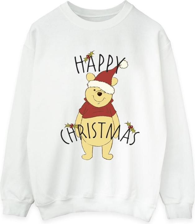 Produktbild Disney Winnie The Pooh Happy Christmas Holly Sweatshirt (5XL)
