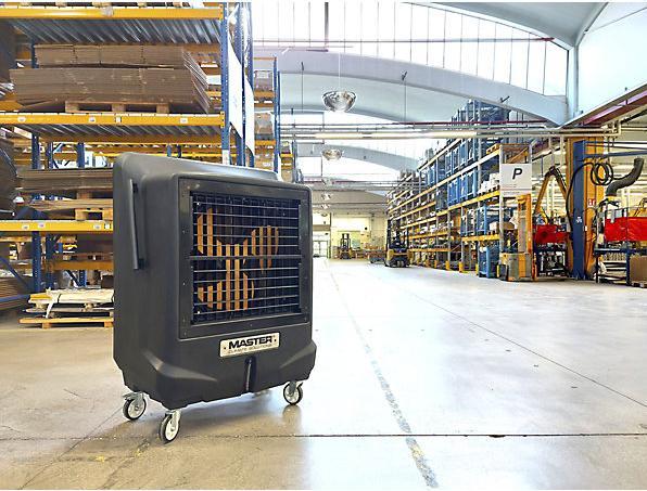 Actual product image Master BC 121 evaporative cooler, 0.5 kW, room size 250 m², with 4 swivel castors (250 m²)