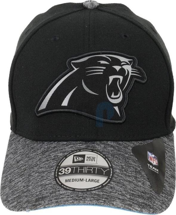 Produktbild New Era NFL - Carolina Panthers - Grey Collection 39Thirty Cap schwarz LXL (59, 60, 62)