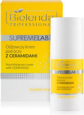 Bielenda PROFESSIONAL SupremeLab Barrier Renew Crema Occhi Nutriente Con Ceramidi Odżywczy krem pod (Crema, 15 ml)