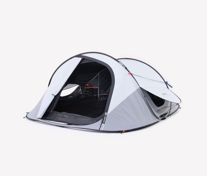 Image du produit Quechua Tente de camping pliante - 2 Seconds Fresh & Black pour 3 personnes (Tente instantanée, 4.90 kg, 3 personnes)
