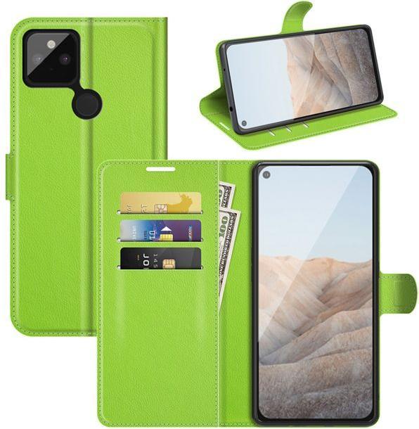 Produktbild MU Classic Litchi Leder Bookcover Series (Google Pixel 5a)
