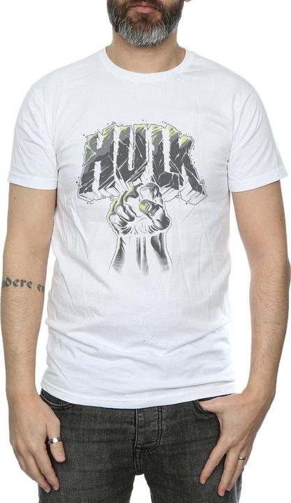Actual product image Mens Hulk Punch Logo T-Shirt (M)