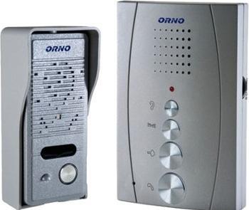 Produktbild Orno Set Einfamilien-Freisprecheinrichtung ELUVIO silber Gegensprechanlage (OR-DOM-RE-914/G)