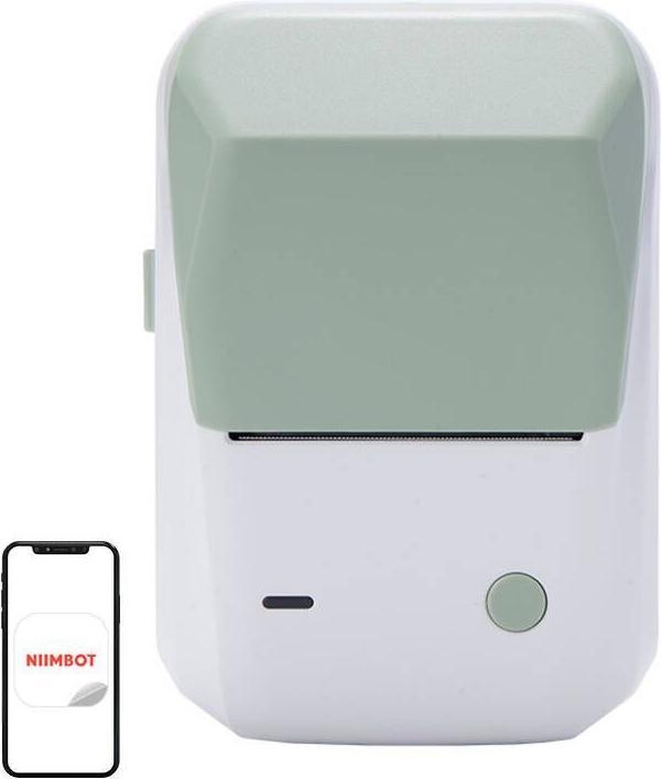 Actual product image Niimbot B1 wireless label printer (green)