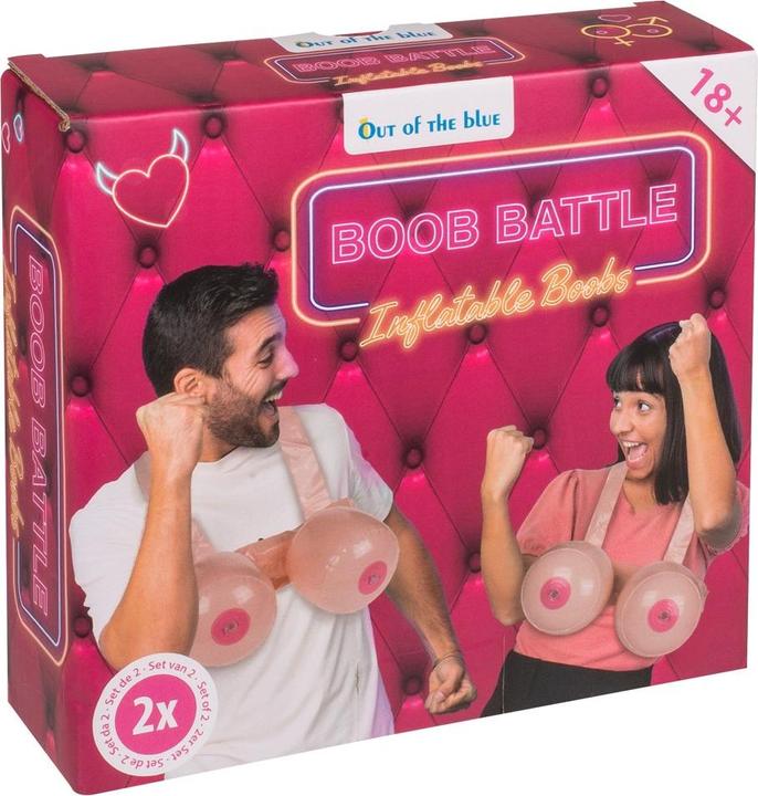 Actual product image Out of the blue Boob Battle - Inflatable Boobs (Dice games)