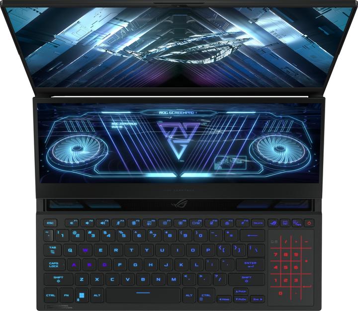 Produktbild ASUS ROG Zephyrus Duo (16", AMD Ryzen 9 6900HX, 32 GB, 2000 GB, DE)