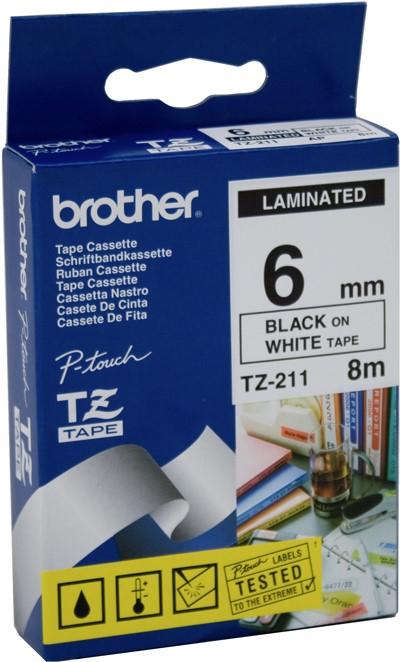 Produktbild Brother Tz-211 (0.60 cm, Weiss)