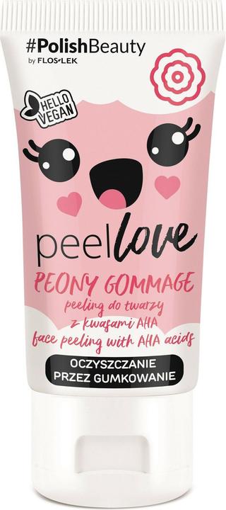 Floslek Peellove Peony Gommage Peeling Into Face From Aha Acids (75 ml)