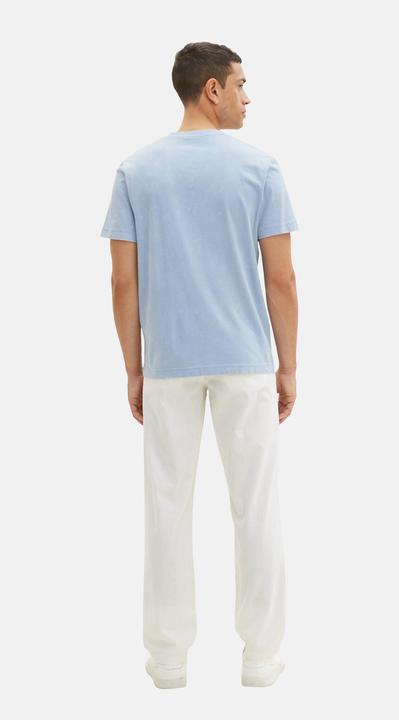 Actual product image Tom Tailor T-Shirt Kurzarmshirt mit Henley-Ausschnitt und ausgewaschener Optik (XXL)