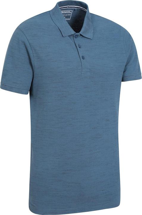 Actual product image Mountain Warehouse Mens Dawnay Textured Pique Polo Shirt (XL)