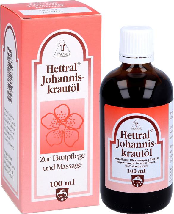Produktbild Teofarma Hettral Johanniskrautöl, 100 ml Öl (Körperöl, 100 ml)