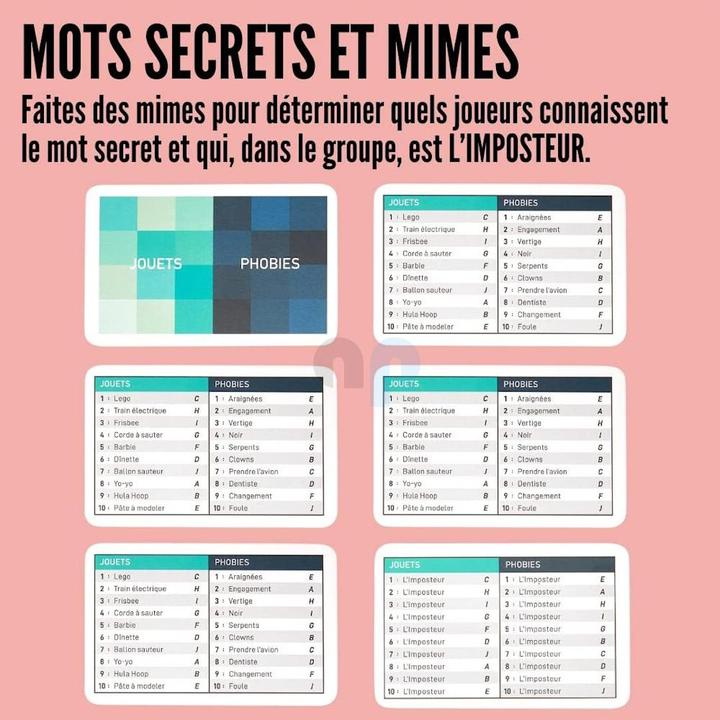 Image du produit Gamely L'IMPOSTEUR - Un jeu tordant de mimes et de subtile duperie (Français)