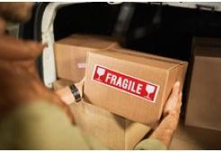 Actual product image Agipa Information label "FRAGILE", 60 x 190 mm, not removable