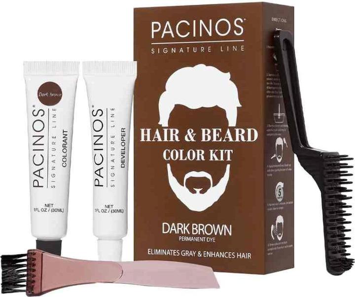 Pacinos Signature Line Haar- und Bartfärbeset (brun)