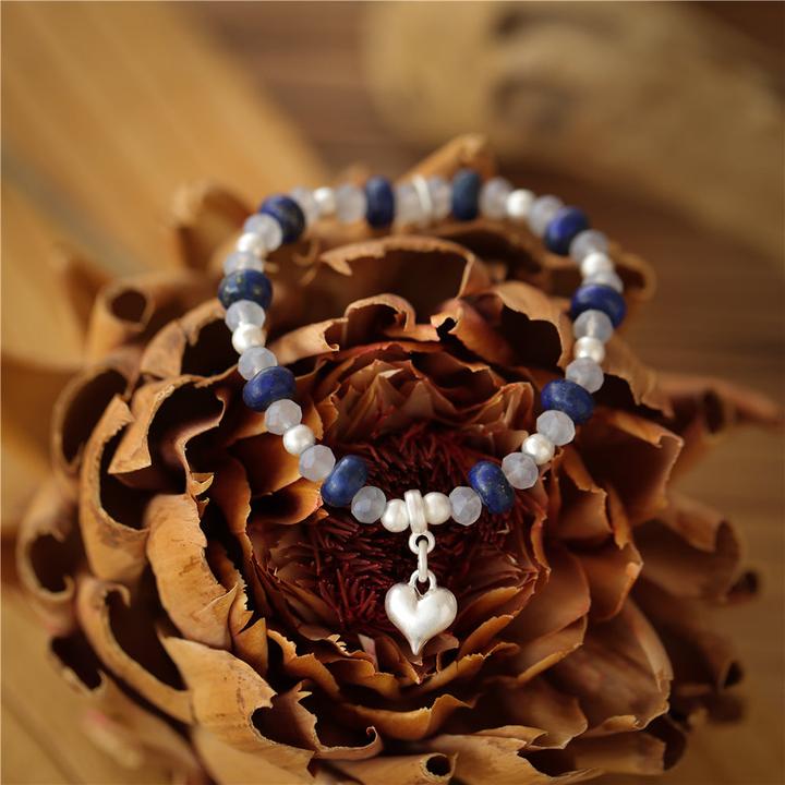 Produktbild Andreani Armband mit echtem Lapislazuli (8 cm, Steine)