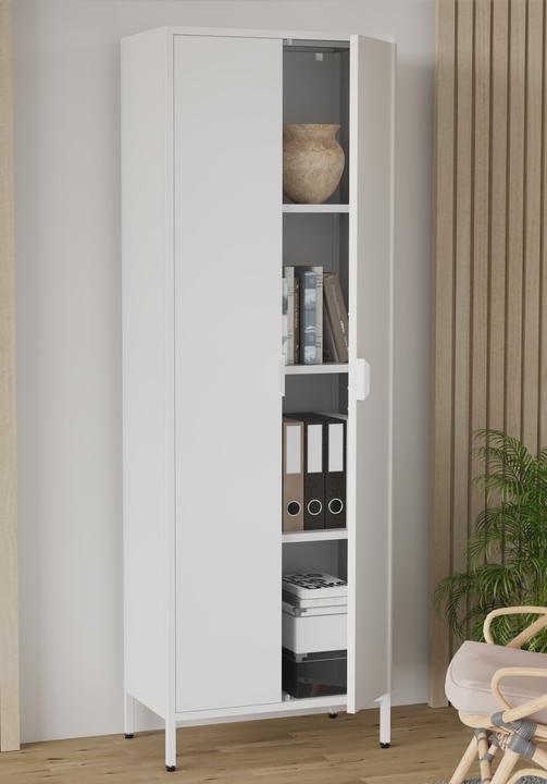Image du produit VCM Stahl Schrank Büroschrank Flokas XL (60 x 35 x 180 cm)