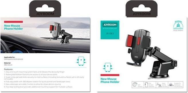 Produktbild Joyroom JR-OK3 Dashboard Mount, Adjustable (Black)