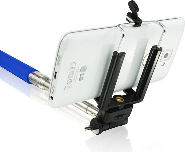 Actual product image Hermex Selfie Stick GREEN for Apple iPhone & Android Smartphones