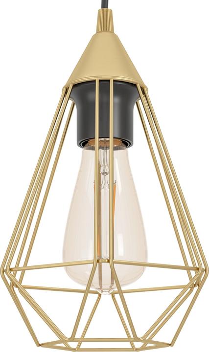 Actual product image EGLO Pendant lamp TARBES 3x E27 Brushed Brass (E27, 0 lm)