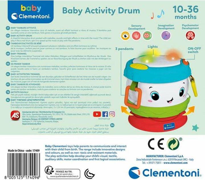 Actual product image Clementoni Baby - Activity Drum
