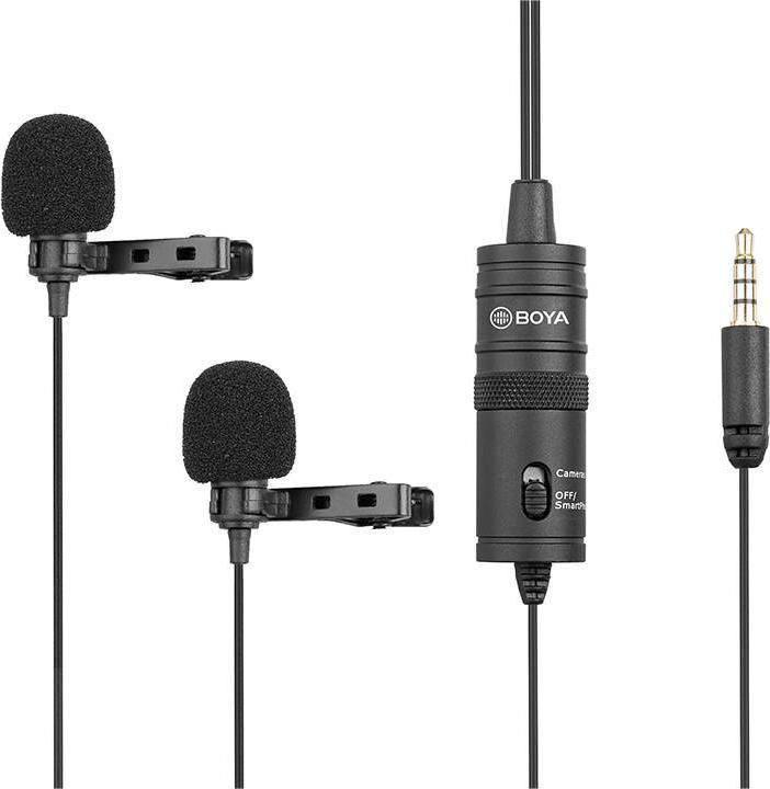 Actual product image Boya BY-M1DM Dual Lavalier