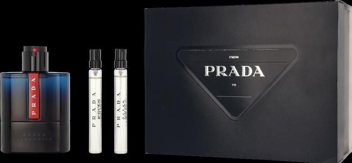 Actual product image Prada Luna Rossa Ocean 100ml Set Eau de Toilette 100ml + 2x Eau de Toilette 10ml (Eau de toilette, 120 ml)