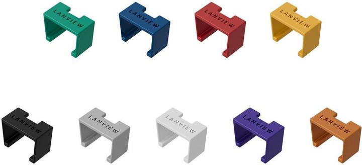 Image du produit Lanview CAT6A S/FTP 0,5m Noir LSZH (S/FTP, CAT6, 0.50 m)
