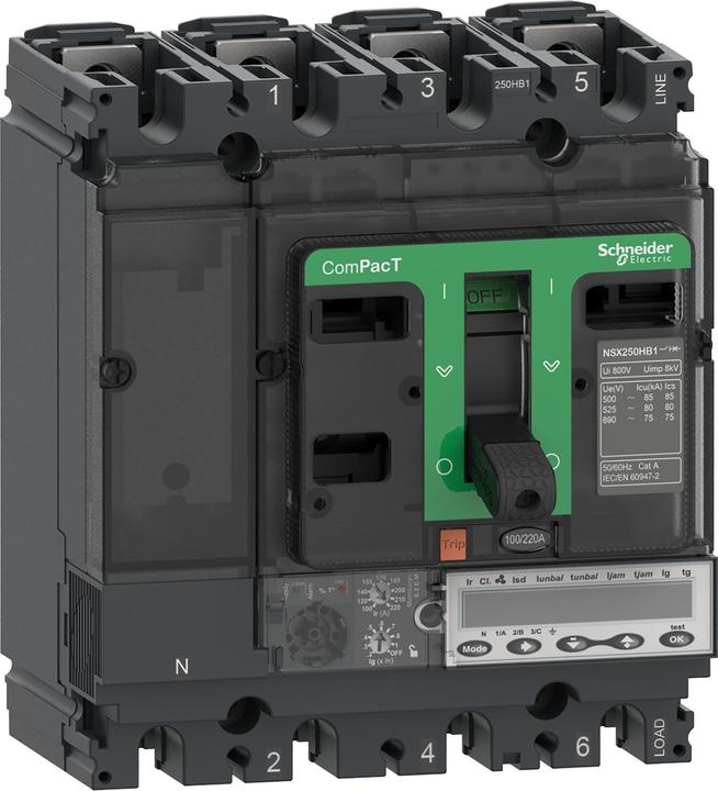 Schneider Electric C10V36M080 Kompaktleistungsschalter ComPacT NSX100HB1