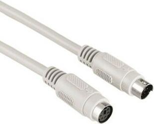 Hama PS/2 extension cable, 2.0m, grey (0.00 m, PS/2)