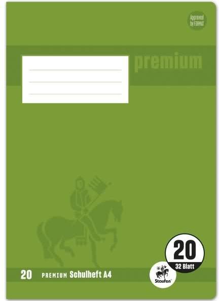Produktbild Staufen Heft A4 32BL Lin.20 blanco (A4, Blanko, Harter Einband)