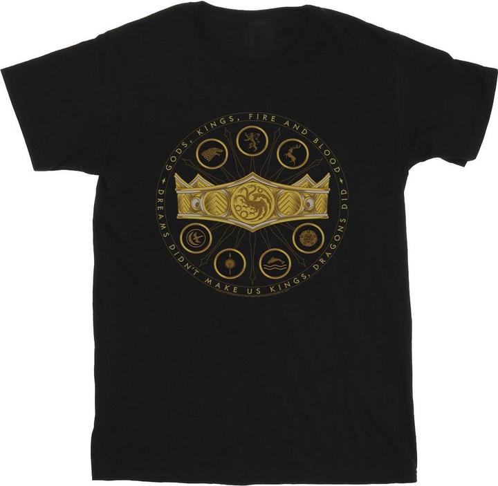 Image du produit Game of Thrones - T-shirt GODS KINGS FIRE AND BLOOD - Homme (M)